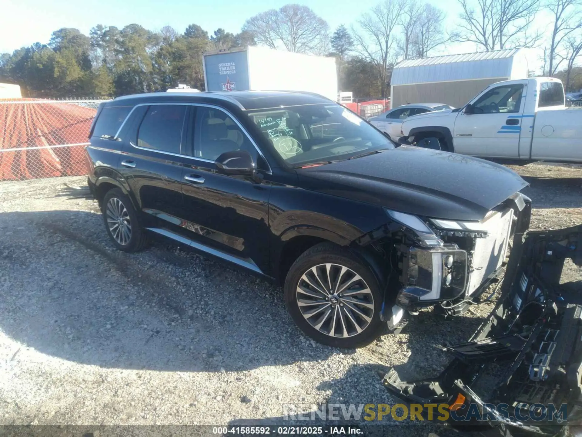 1 Photograph of a damaged car KM8R74GE8SU812181 HYUNDAI PALISADE 2025