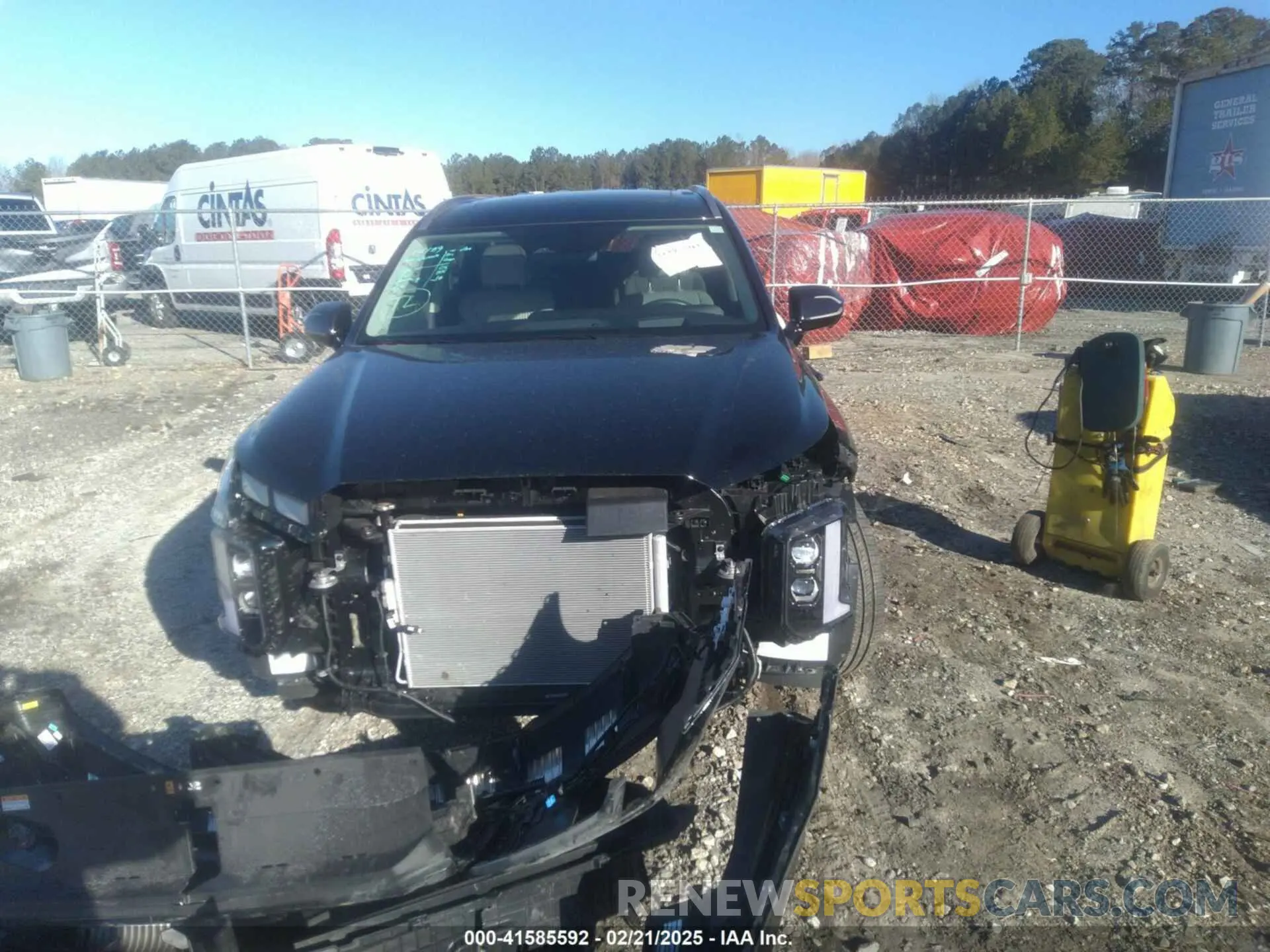 13 Photograph of a damaged car KM8R74GE8SU812181 HYUNDAI PALISADE 2025