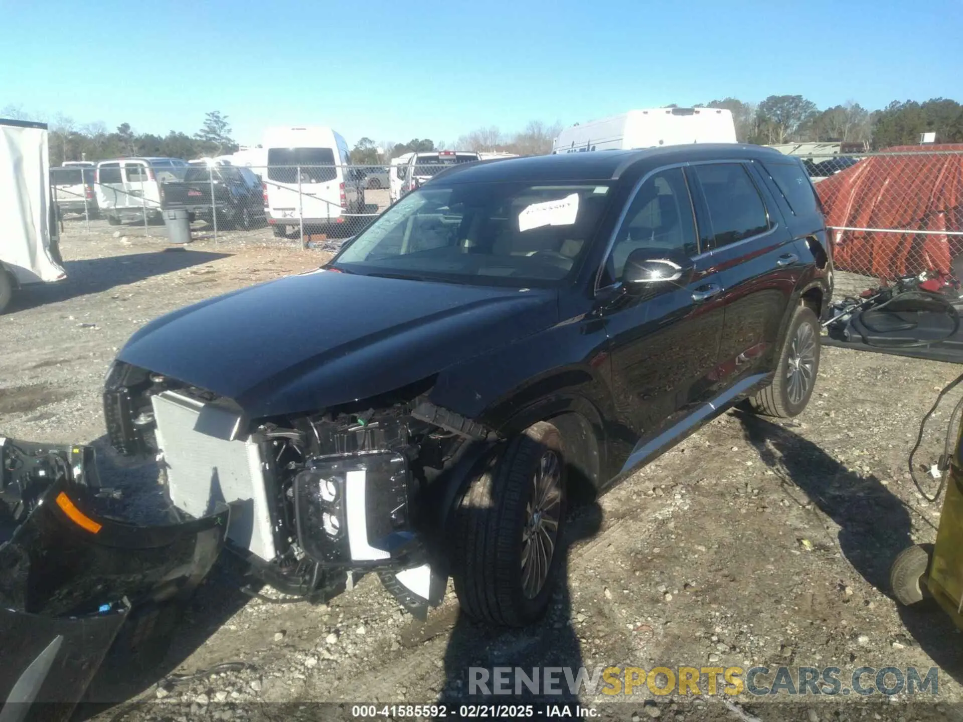 2 Photograph of a damaged car KM8R74GE8SU812181 HYUNDAI PALISADE 2025