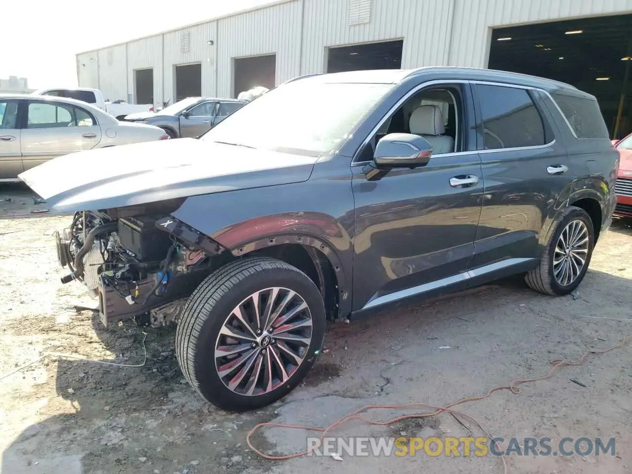 1 Photograph of a damaged car KM8R74GE8SU853166 HYUNDAI PALISADE 2025