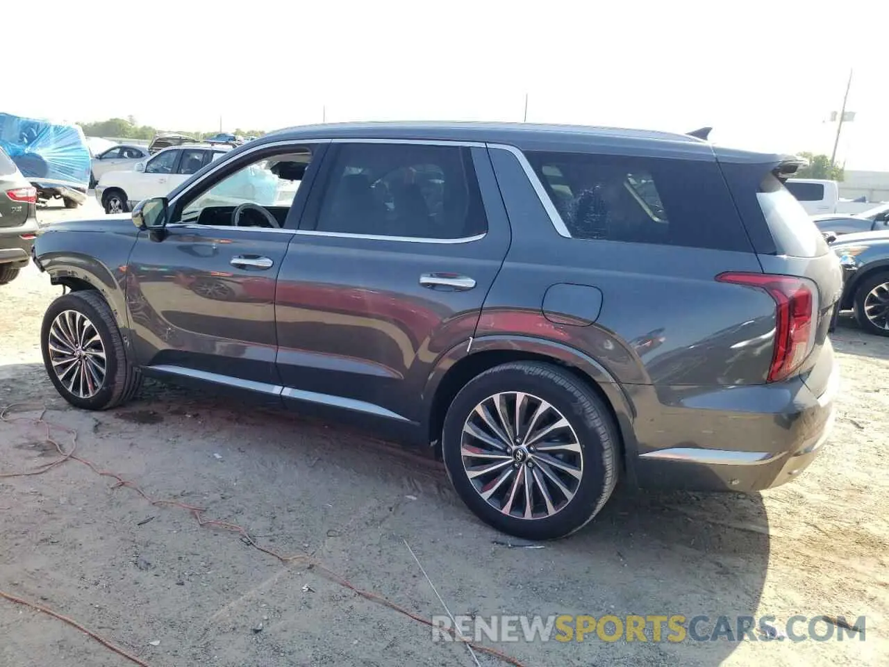 2 Photograph of a damaged car KM8R74GE8SU853166 HYUNDAI PALISADE 2025