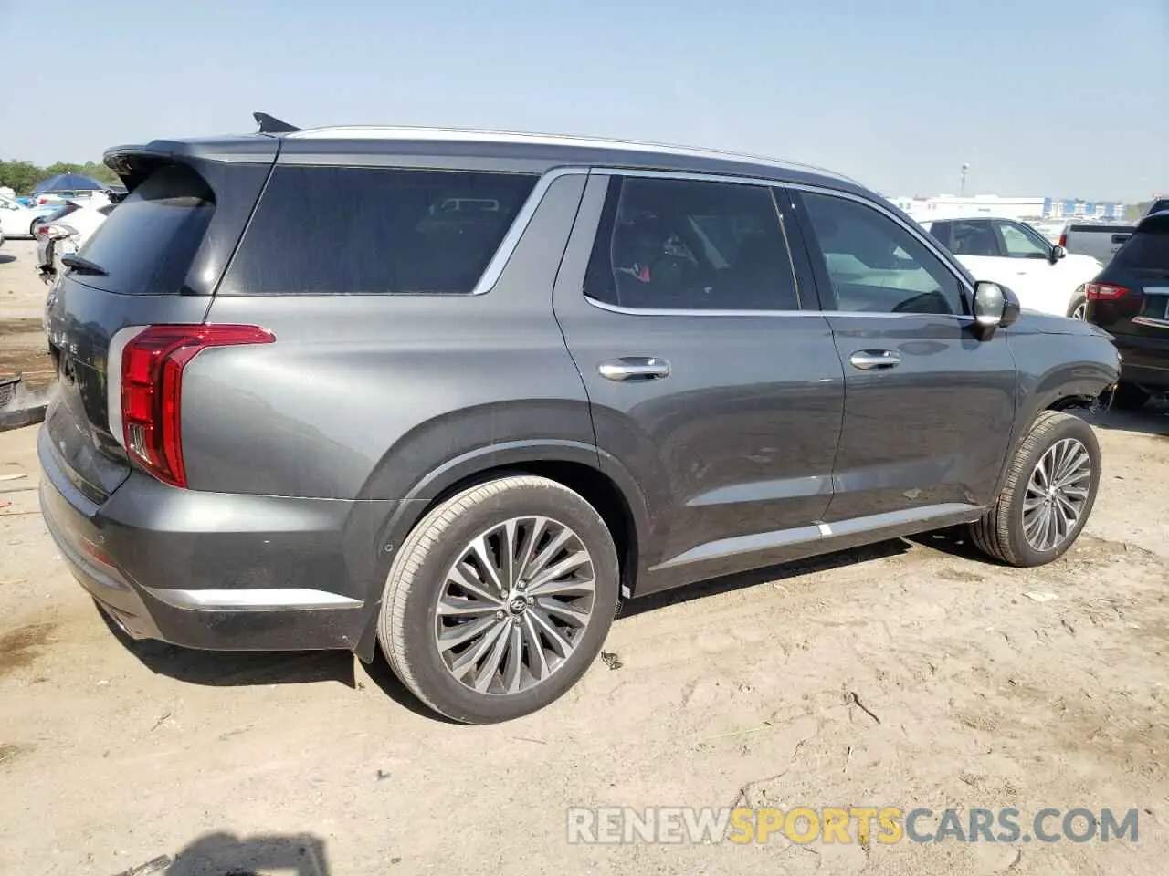 3 Photograph of a damaged car KM8R74GE8SU853166 HYUNDAI PALISADE 2025