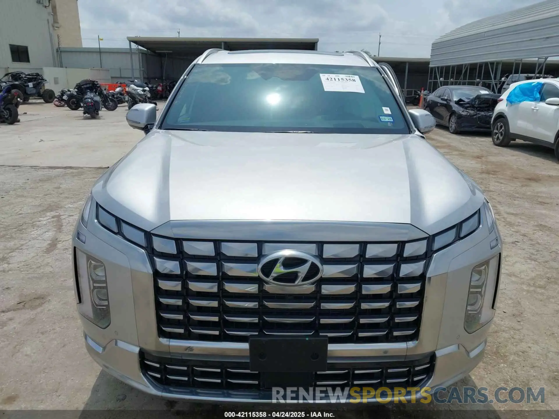12 Photograph of a damaged car KM8R74GE9SU887116 HYUNDAI PALISADE 2025