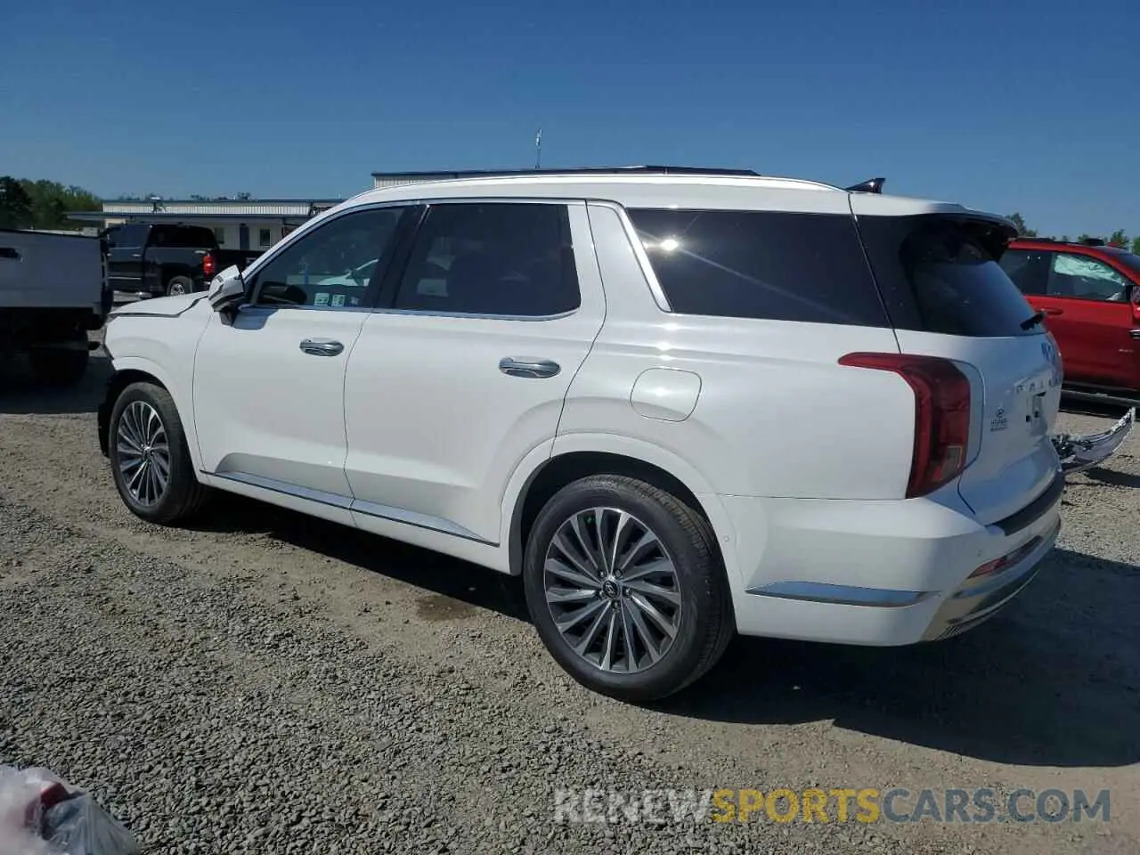 2 Photograph of a damaged car KM8R74GEXSU867294 HYUNDAI PALISADE 2025