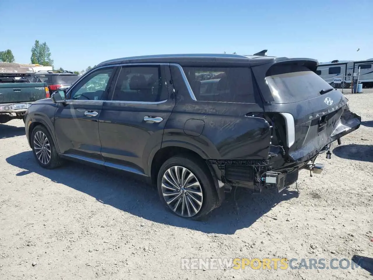 2 Photograph of a damaged car KM8R7DGE1SU843983 HYUNDAI PALISADE 2025