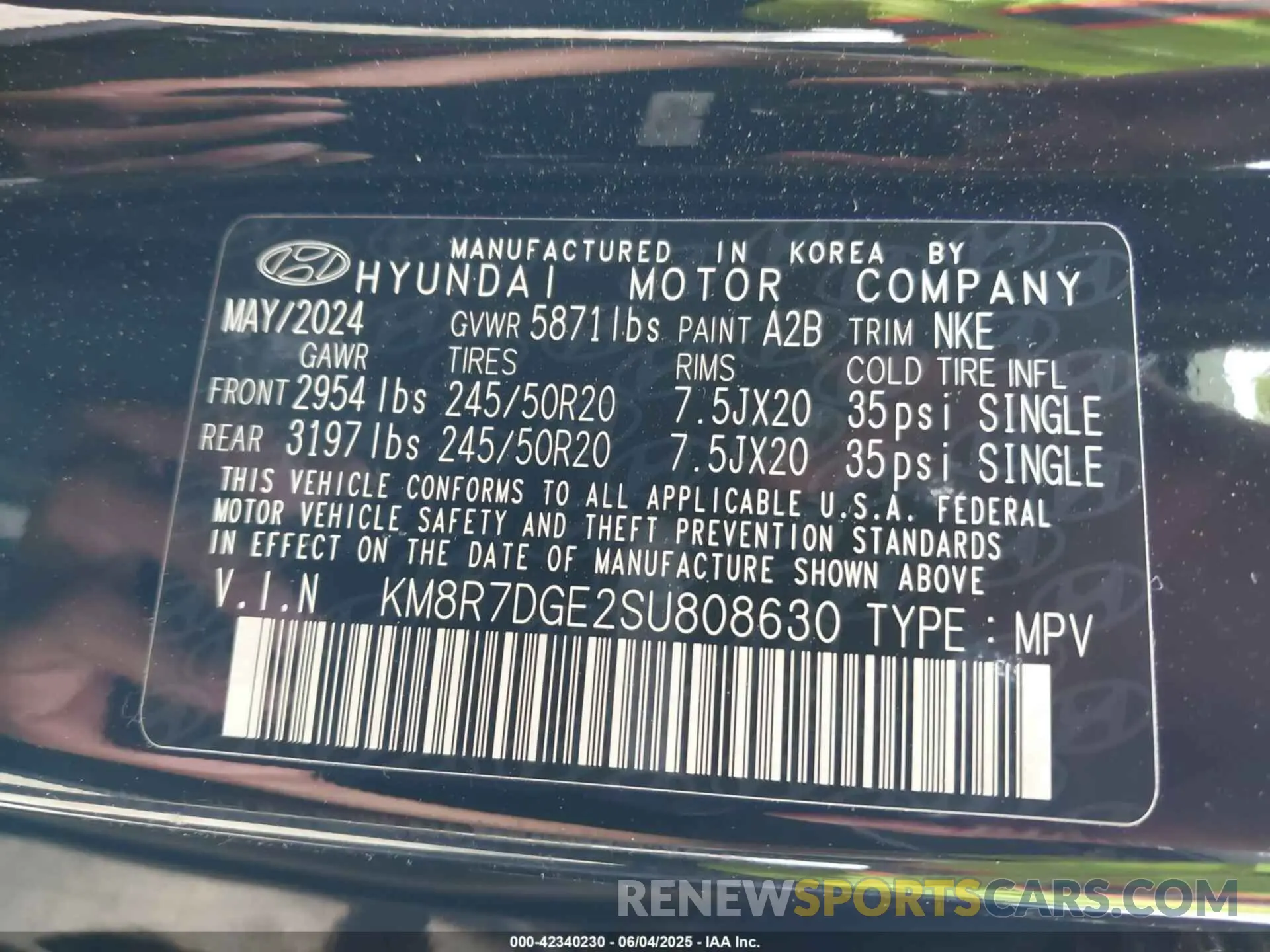9 Photograph of a damaged car KM8R7DGE2SU808630 HYUNDAI PALISADE 2025