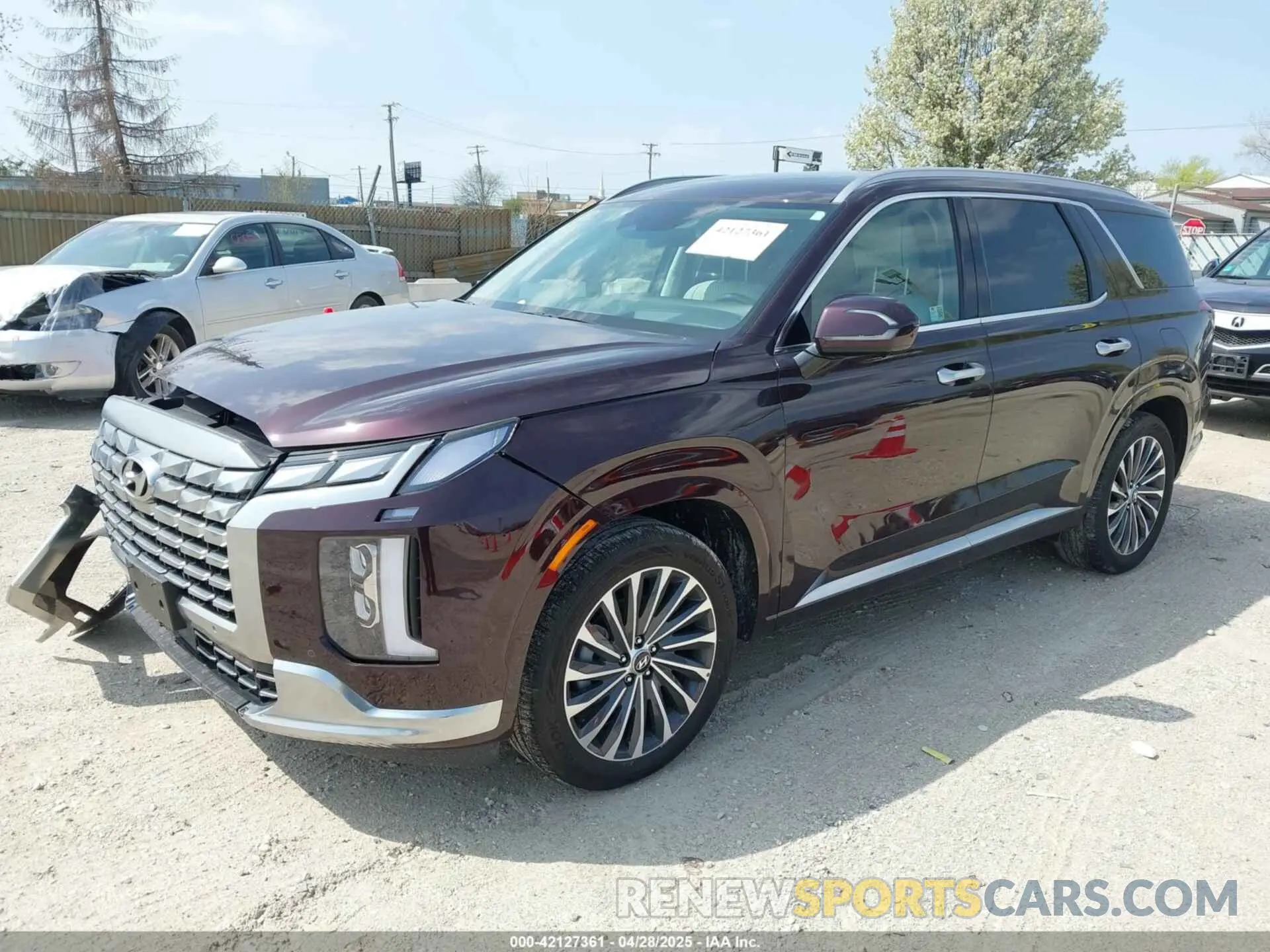 2 Photograph of a damaged car KM8R7DGE2SU828795 HYUNDAI PALISADE 2025