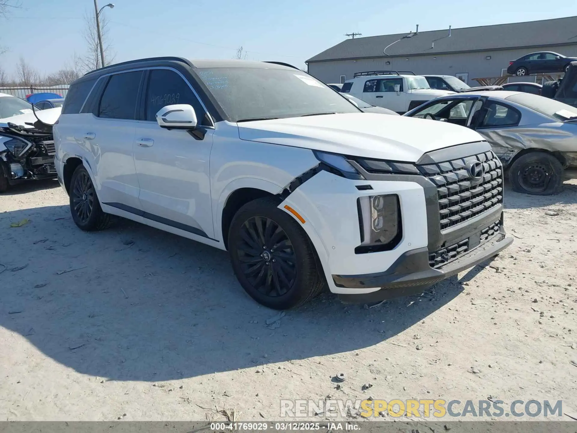 1 Photograph of a damaged car KM8R7DGE4SU814350 HYUNDAI PALISADE 2025