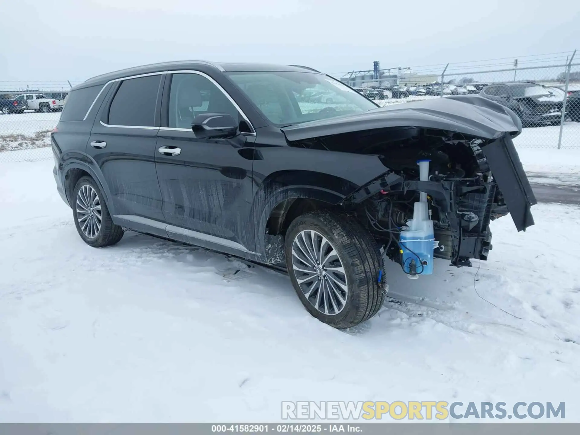 1 Photograph of a damaged car KM8R7DGE4SU848935 HYUNDAI PALISADE 2025