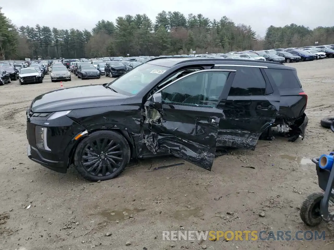 1 Photograph of a damaged car KM8R7DGE4SU877884 HYUNDAI PALISADE 2025
