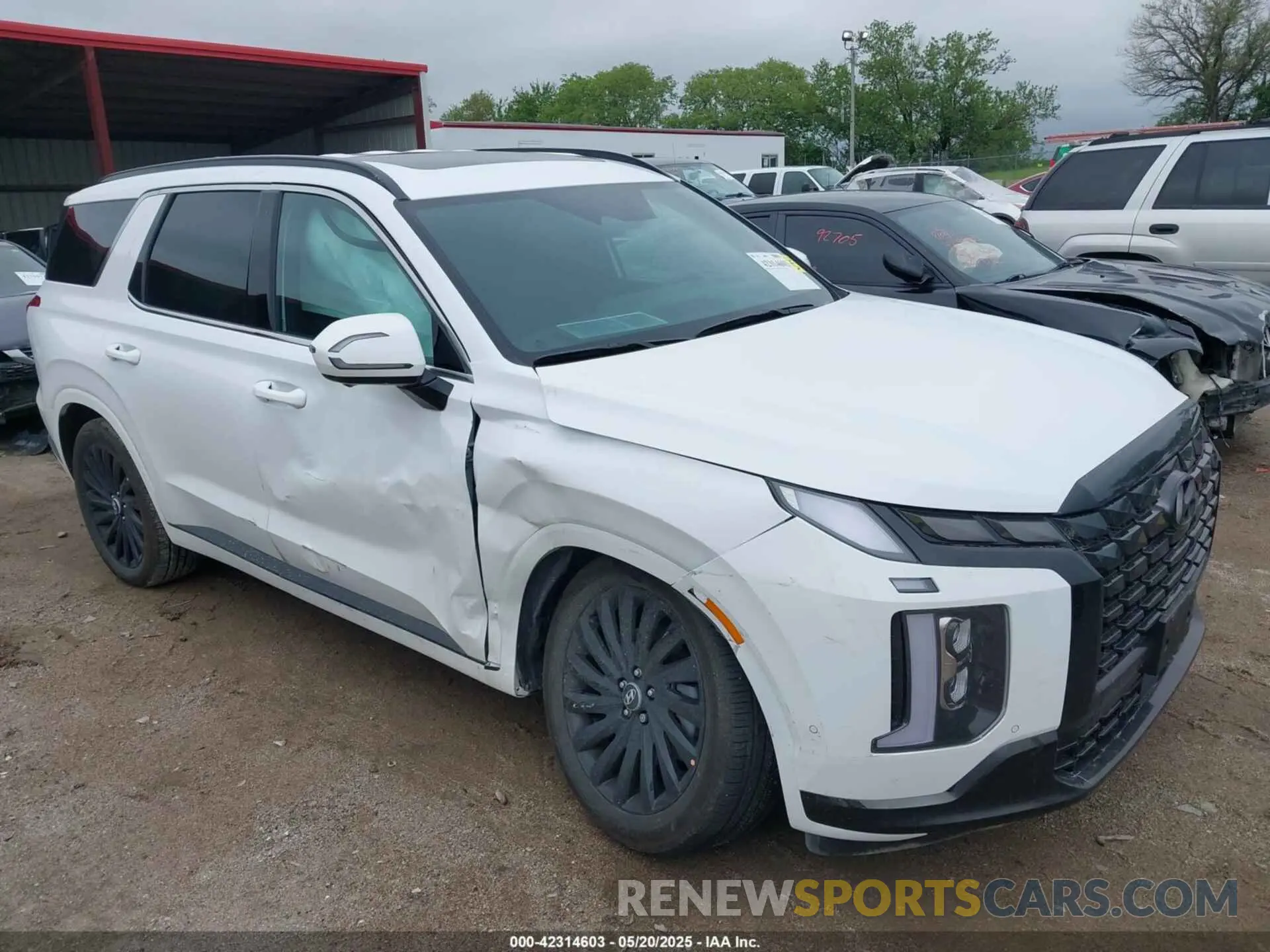 1 Photograph of a damaged car KM8R7DGE7SU873652 HYUNDAI PALISADE 2025