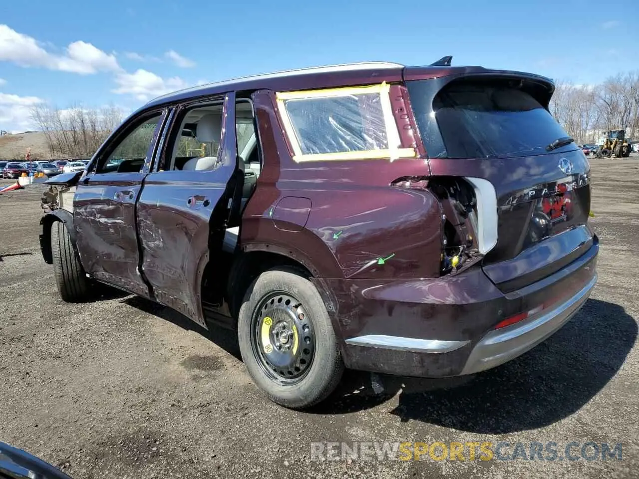 2 Photograph of a damaged car KM8R7DGE8SU825044 HYUNDAI PALISADE 2025