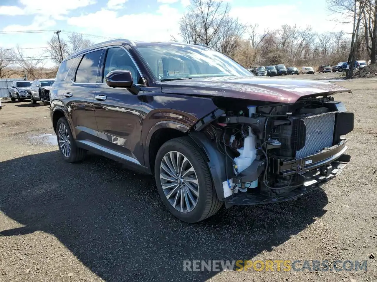 4 Photograph of a damaged car KM8R7DGE8SU825044 HYUNDAI PALISADE 2025