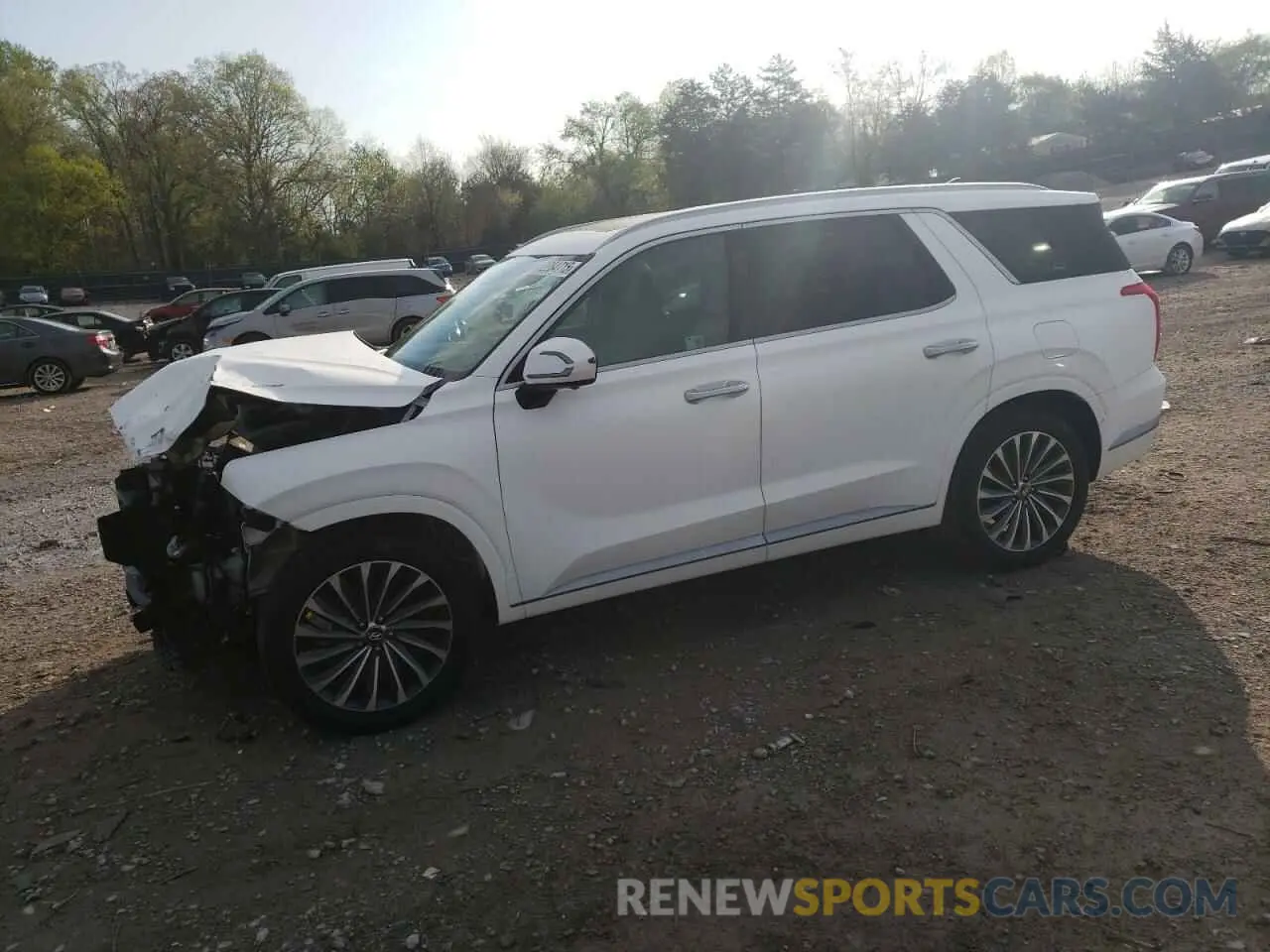 1 Photograph of a damaged car KM8R7DGEXSU820850 HYUNDAI PALISADE 2025