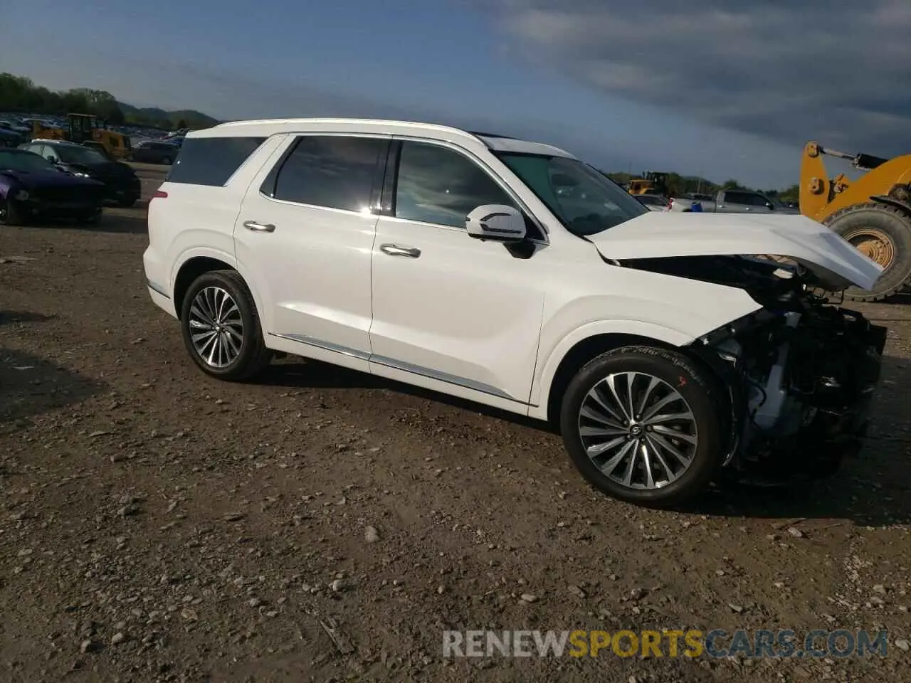 4 Photograph of a damaged car KM8R7DGEXSU820850 HYUNDAI PALISADE 2025