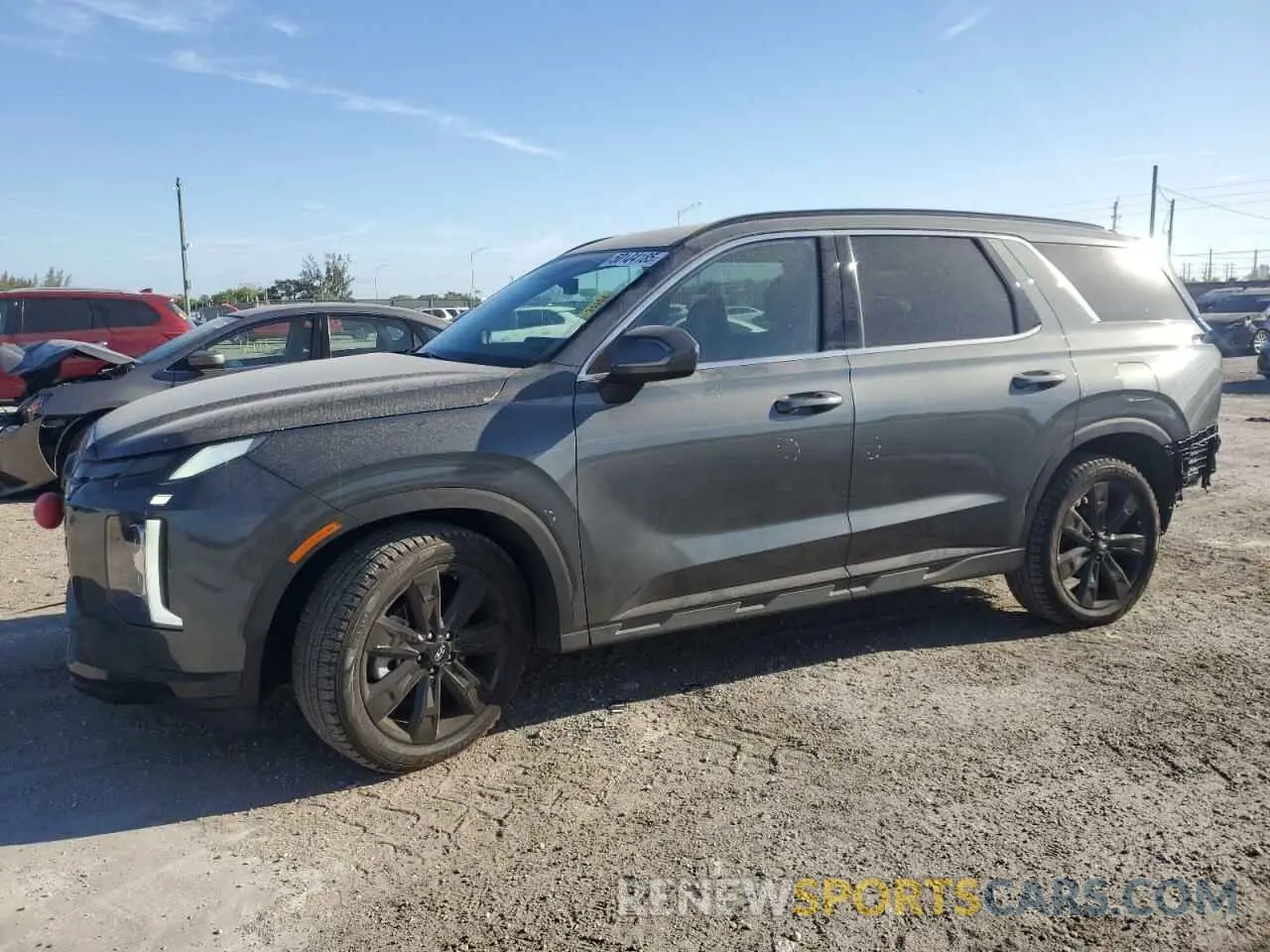 1 Photograph of a damaged car KM8R34GE1PU605571 HYUNDAI PALISADE X 2023