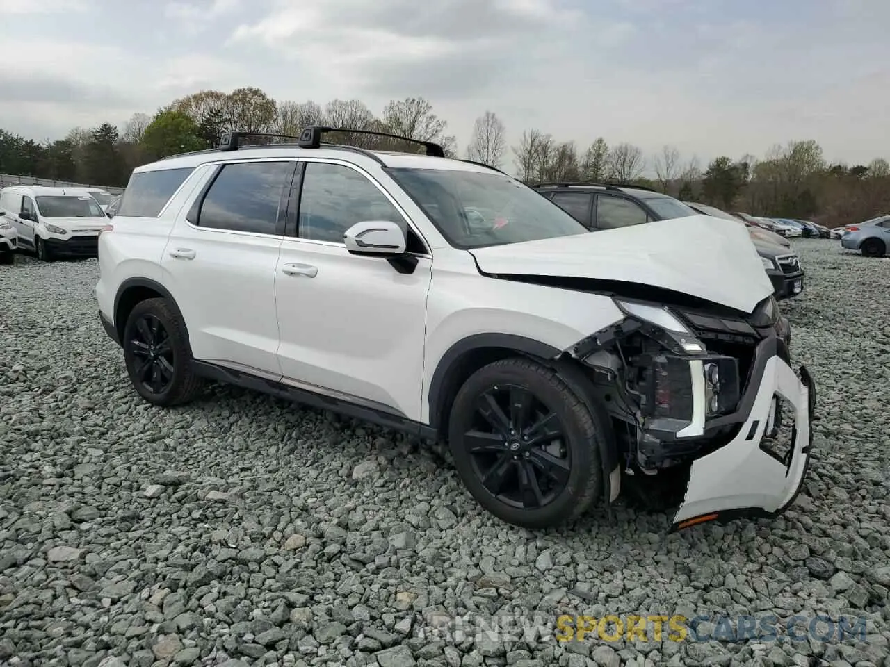 4 Photograph of a damaged car KM8R34GE3PU532302 HYUNDAI PALISADE X 2023
