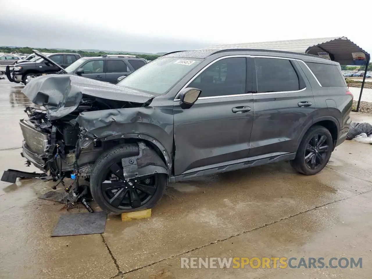 1 Photograph of a damaged car KM8R34GE3PU552887 HYUNDAI PALISADE X 2023