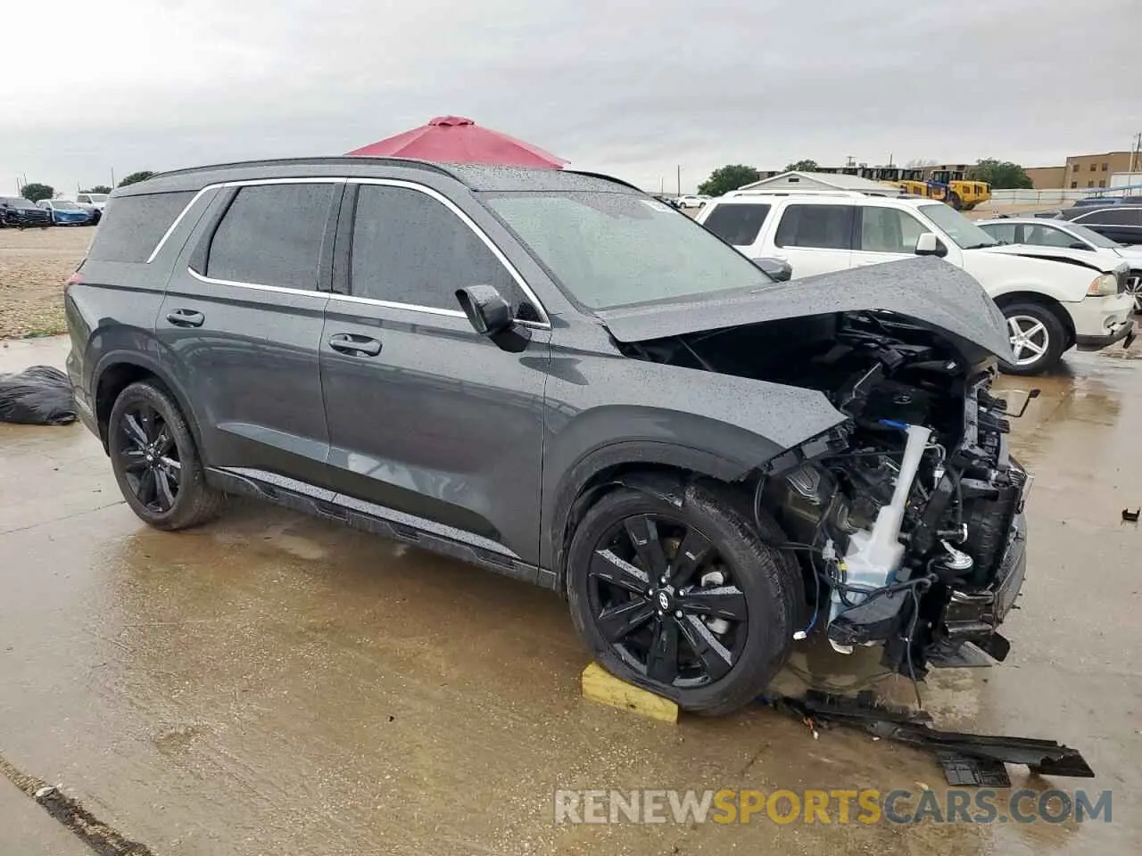 4 Photograph of a damaged car KM8R34GE3PU552887 HYUNDAI PALISADE X 2023