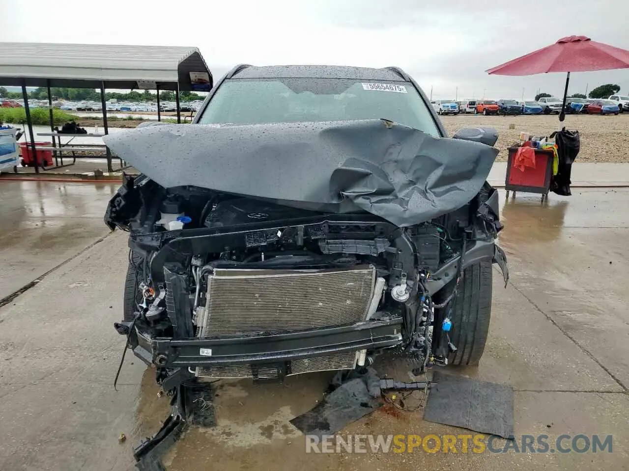 5 Photograph of a damaged car KM8R34GE3PU552887 HYUNDAI PALISADE X 2023
