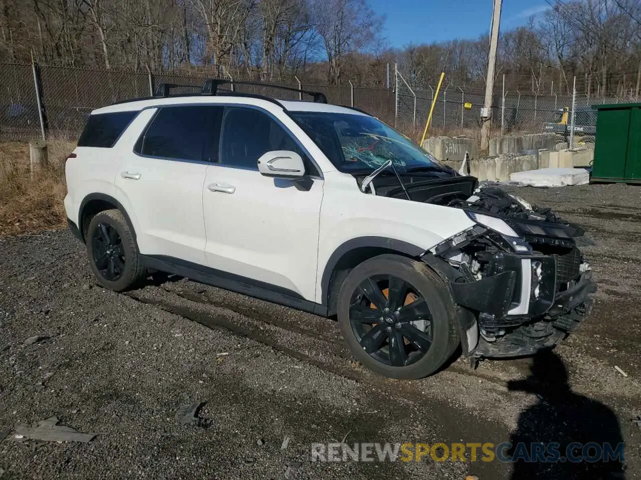 4 Photograph of a damaged car KM8R34GE5PU533046 HYUNDAI PALISADE X 2023