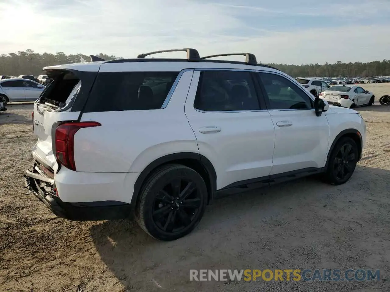3 Photograph of a damaged car KM8R34GE6PU544959 HYUNDAI PALISADE X 2023