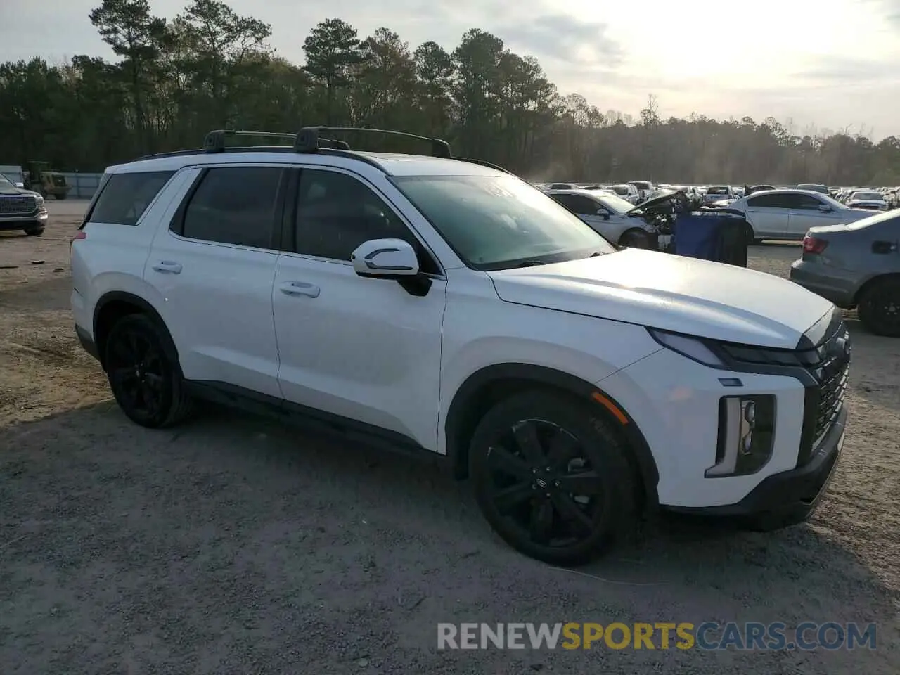 4 Photograph of a damaged car KM8R34GE6PU544959 HYUNDAI PALISADE X 2023