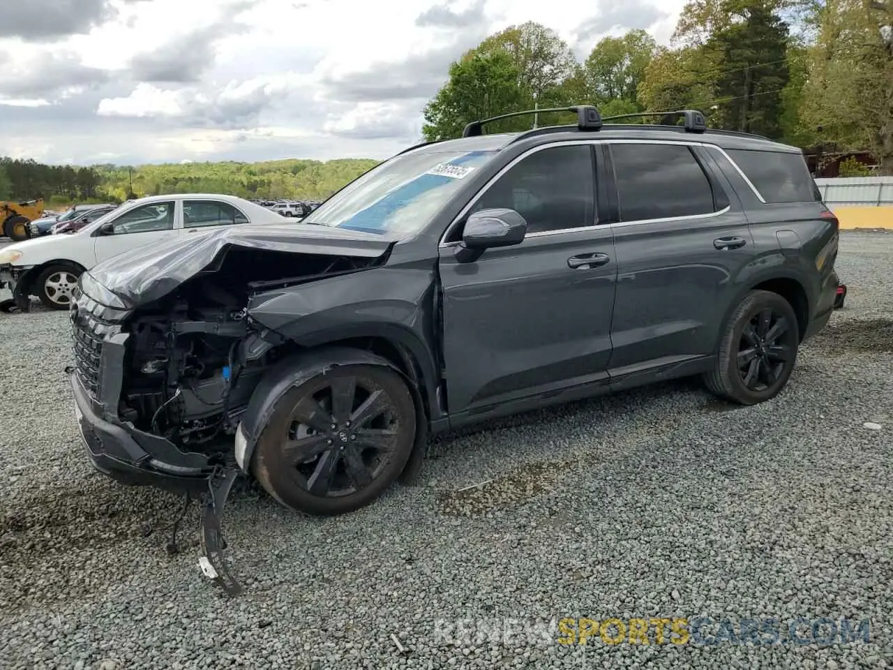 1 Photograph of a damaged car KM8R3DGE1PU611919 HYUNDAI PALISADE X 2023