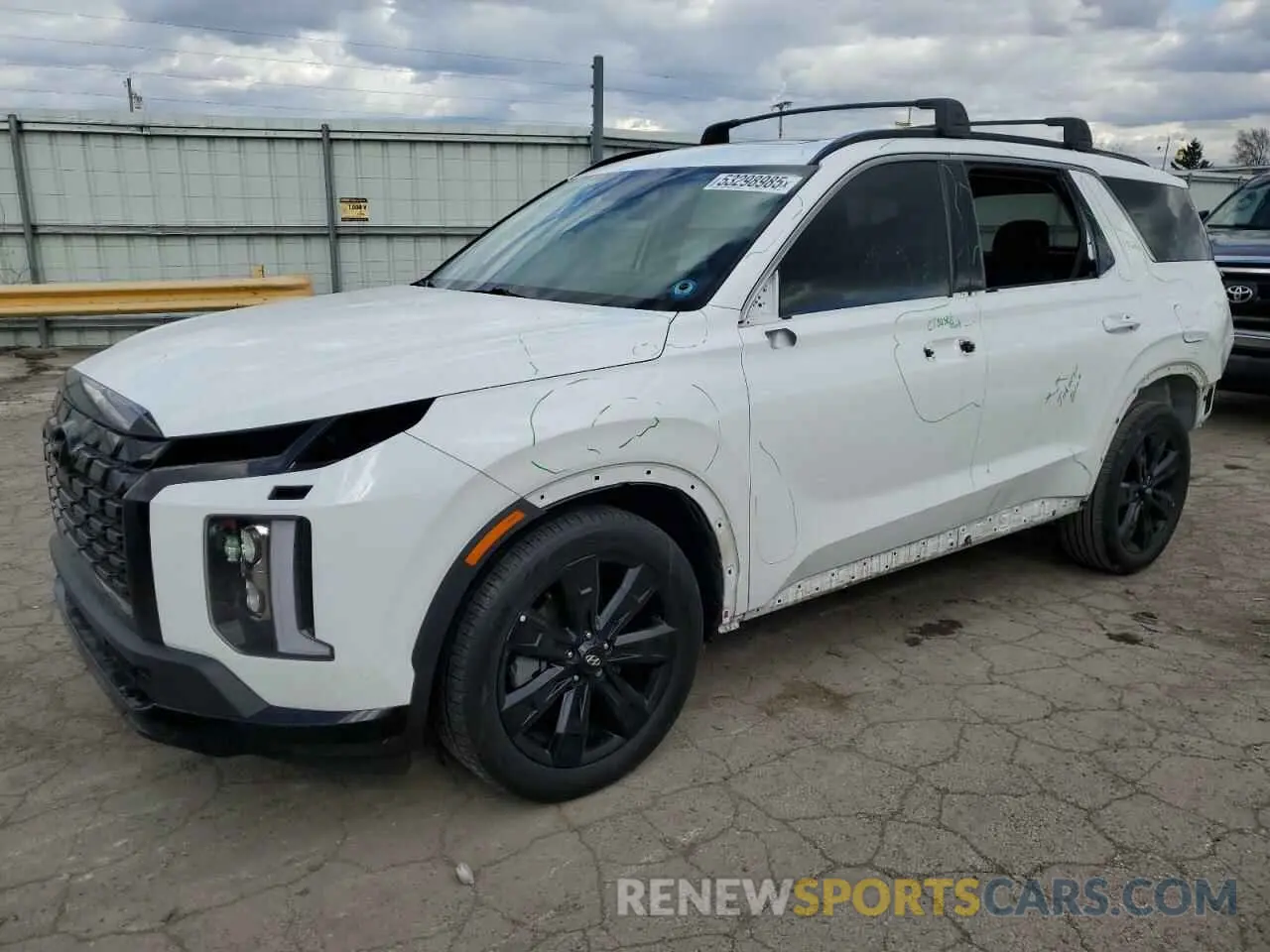 1 Photograph of a damaged car KM8R3DGE2PU550743 HYUNDAI PALISADE X 2023