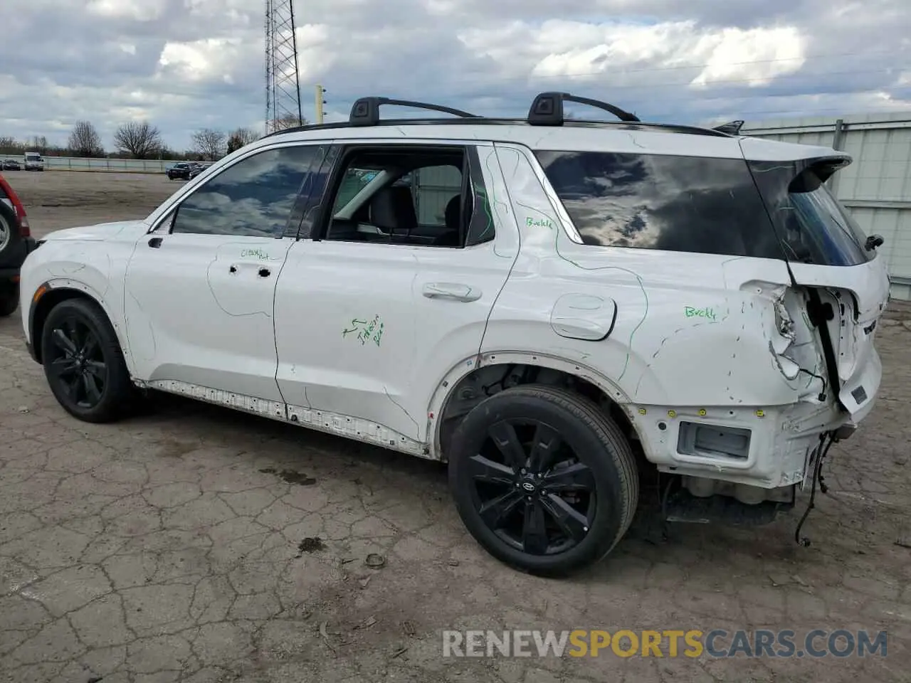 2 Photograph of a damaged car KM8R3DGE2PU550743 HYUNDAI PALISADE X 2023