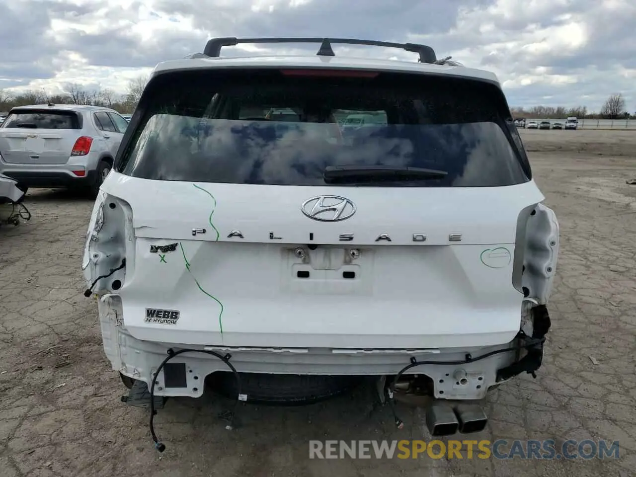 6 Photograph of a damaged car KM8R3DGE2PU550743 HYUNDAI PALISADE X 2023
