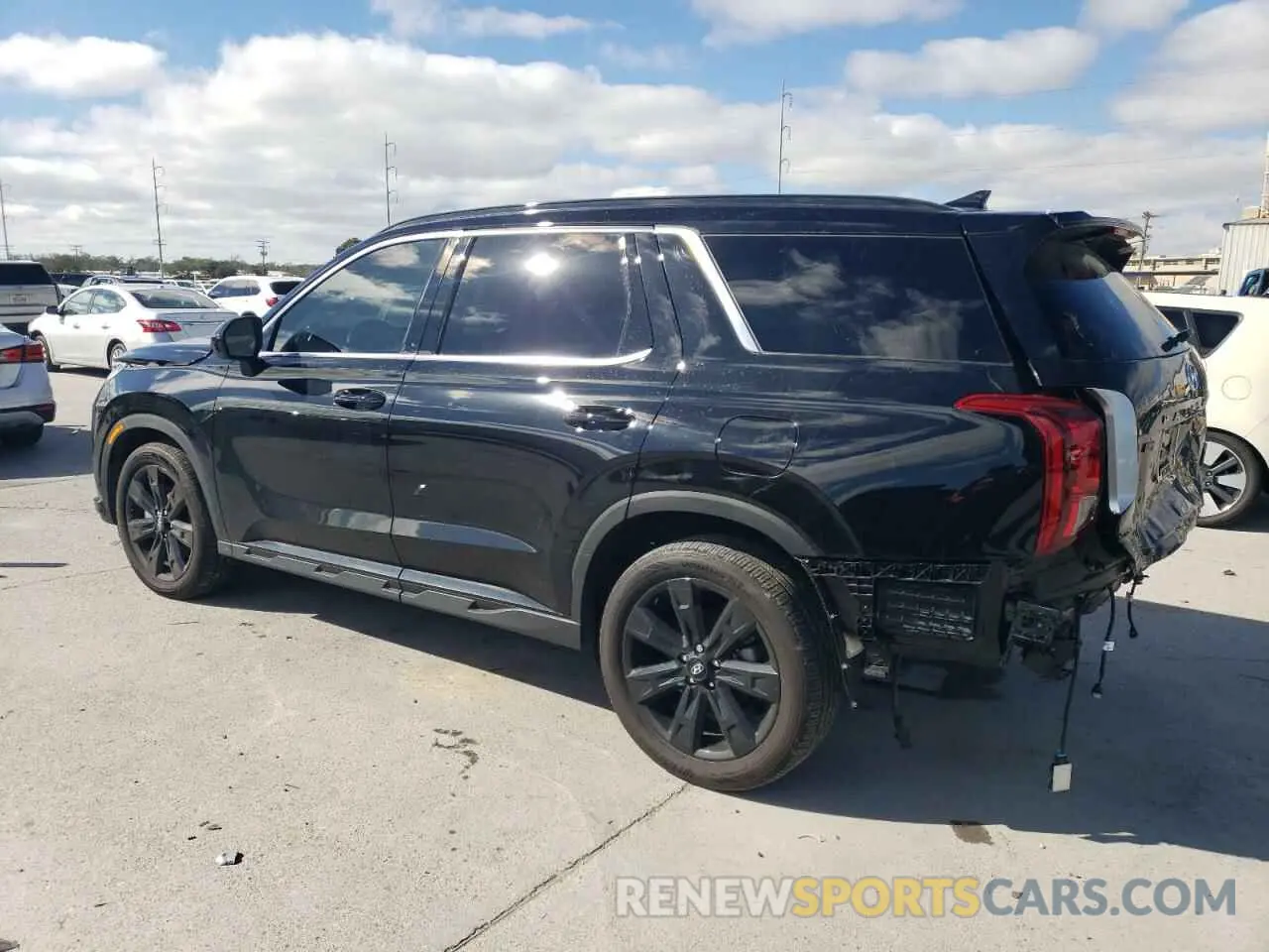 2 Photograph of a damaged car KM8R34GE3RU752056 HYUNDAI PALISADE X 2024