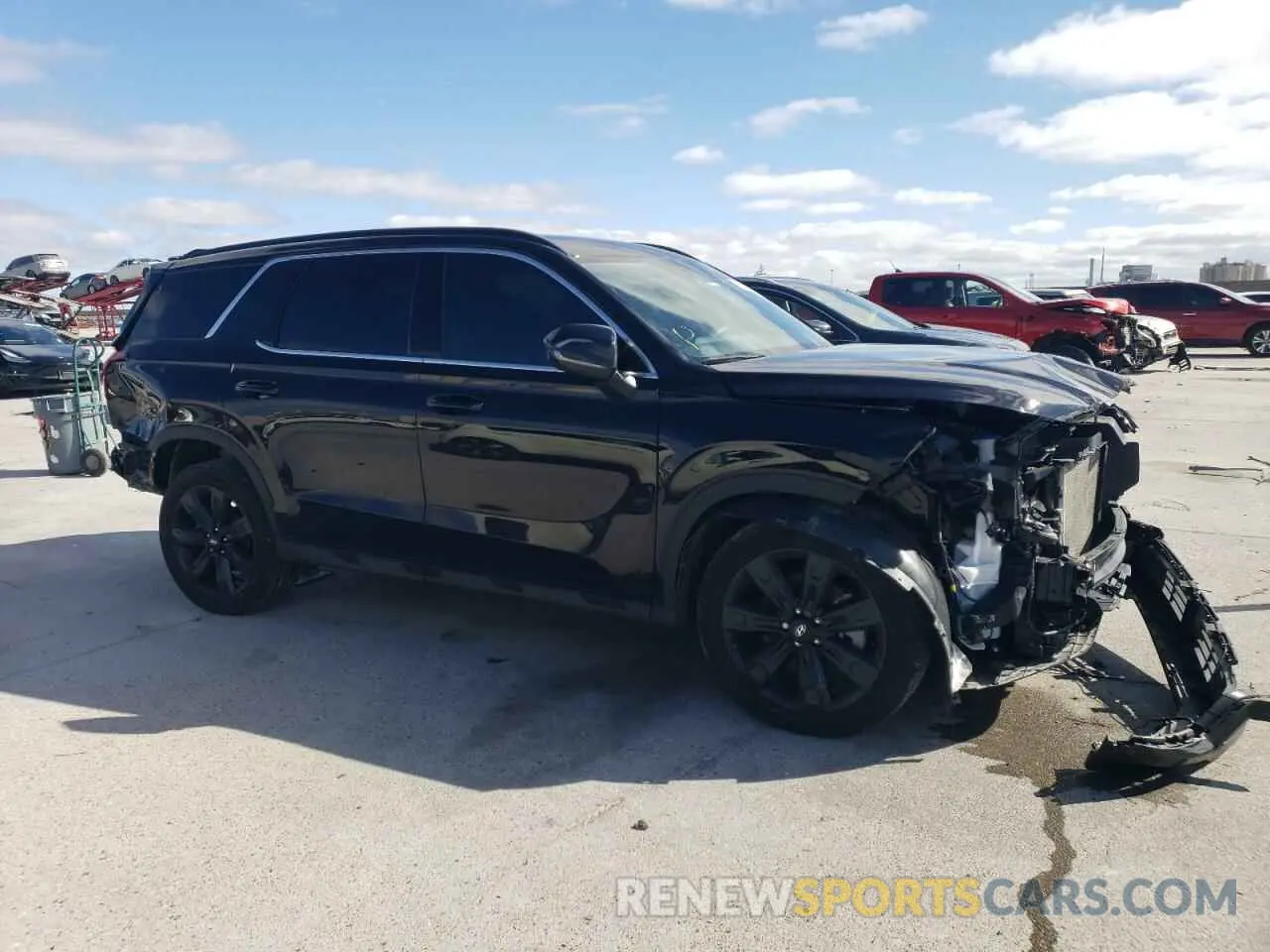 4 Photograph of a damaged car KM8R34GE3RU752056 HYUNDAI PALISADE X 2024