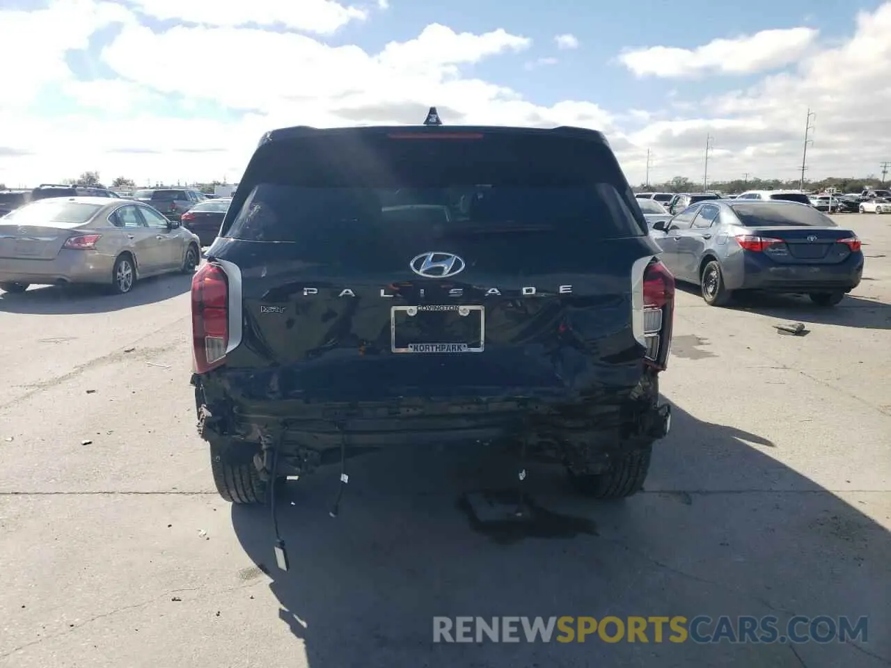 6 Photograph of a damaged car KM8R34GE3RU752056 HYUNDAI PALISADE X 2024
