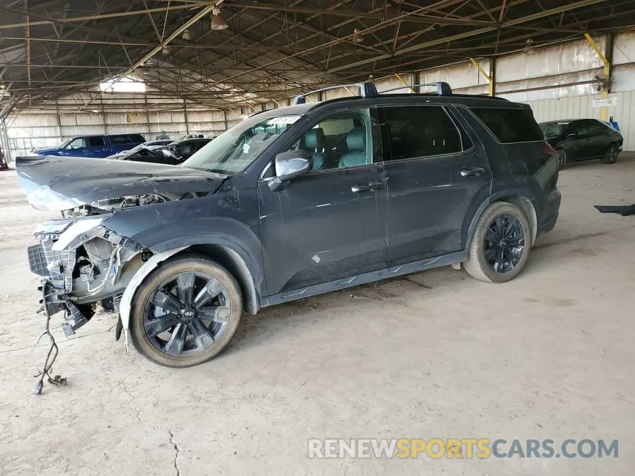 1 Photograph of a damaged car KM8R34GE9RU671840 HYUNDAI PALISADE X 2024