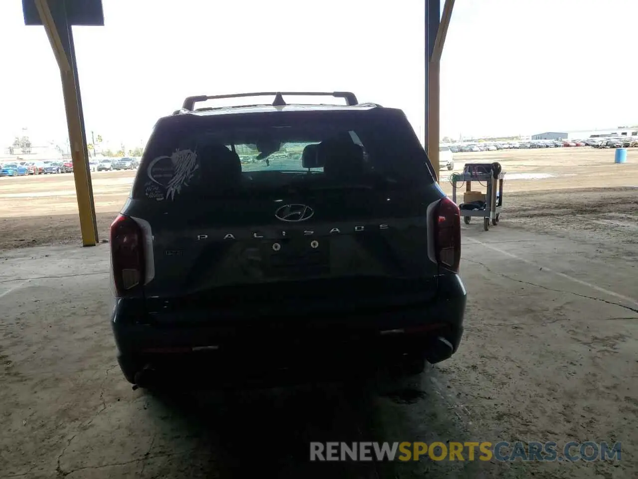 6 Photograph of a damaged car KM8R34GE9RU671840 HYUNDAI PALISADE X 2024
