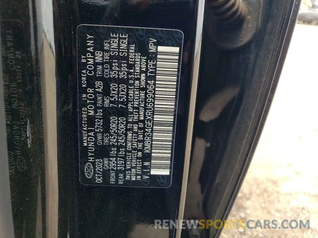 14 Photograph of a damaged car KM8R34GEXRU699064 HYUNDAI PALISADE X 2024