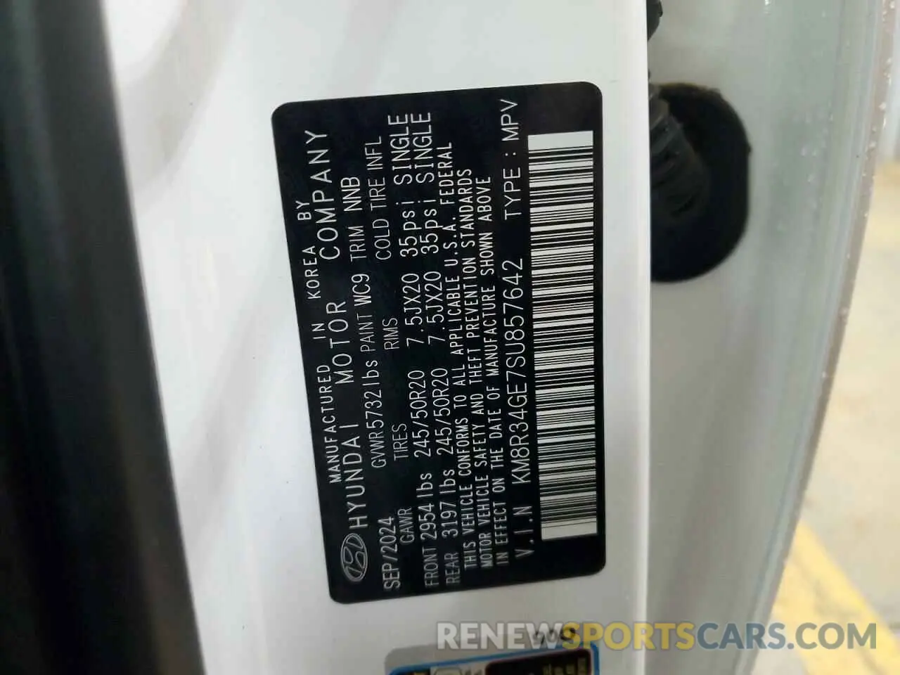 13 Photograph of a damaged car KM8R34GE7SU857642 HYUNDAI PALISADE X 2025