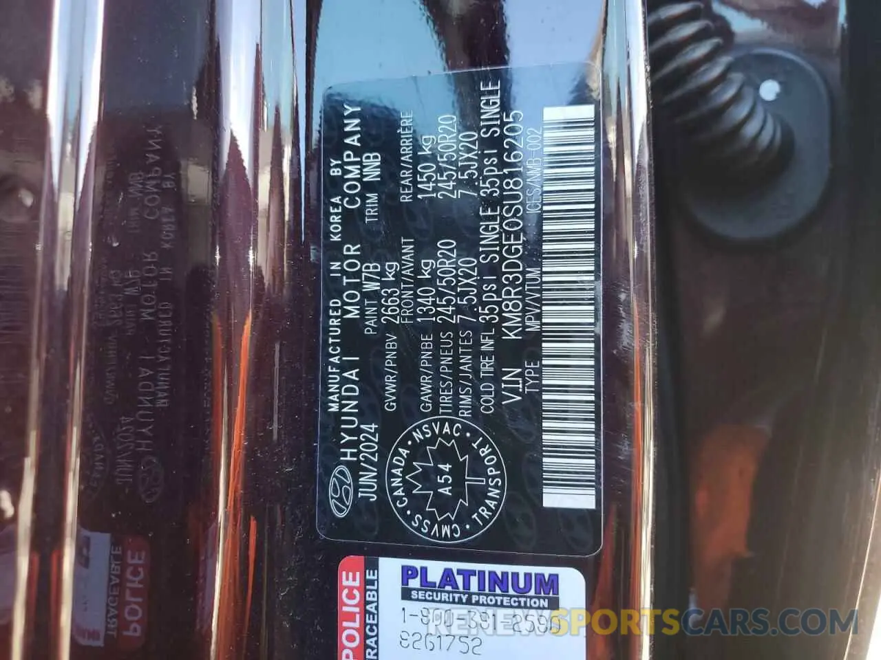 13 Photograph of a damaged car KM8R3DGE0SU816205 HYUNDAI PALISADE X 2025