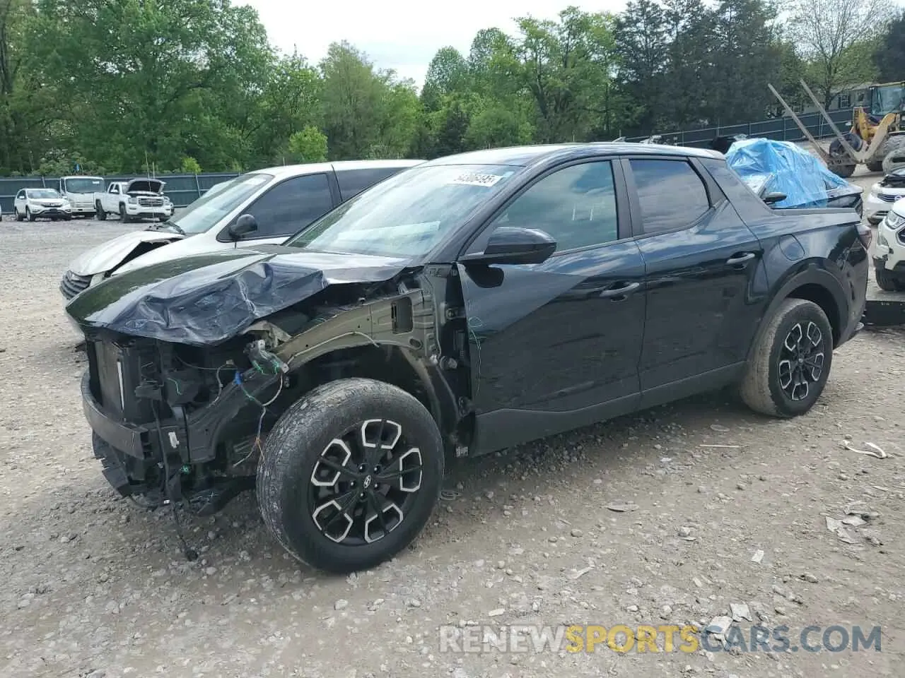1 Photograph of a damaged car 5NTJADAE3NH014537 HYUNDAI SANTA CRUZ 2022