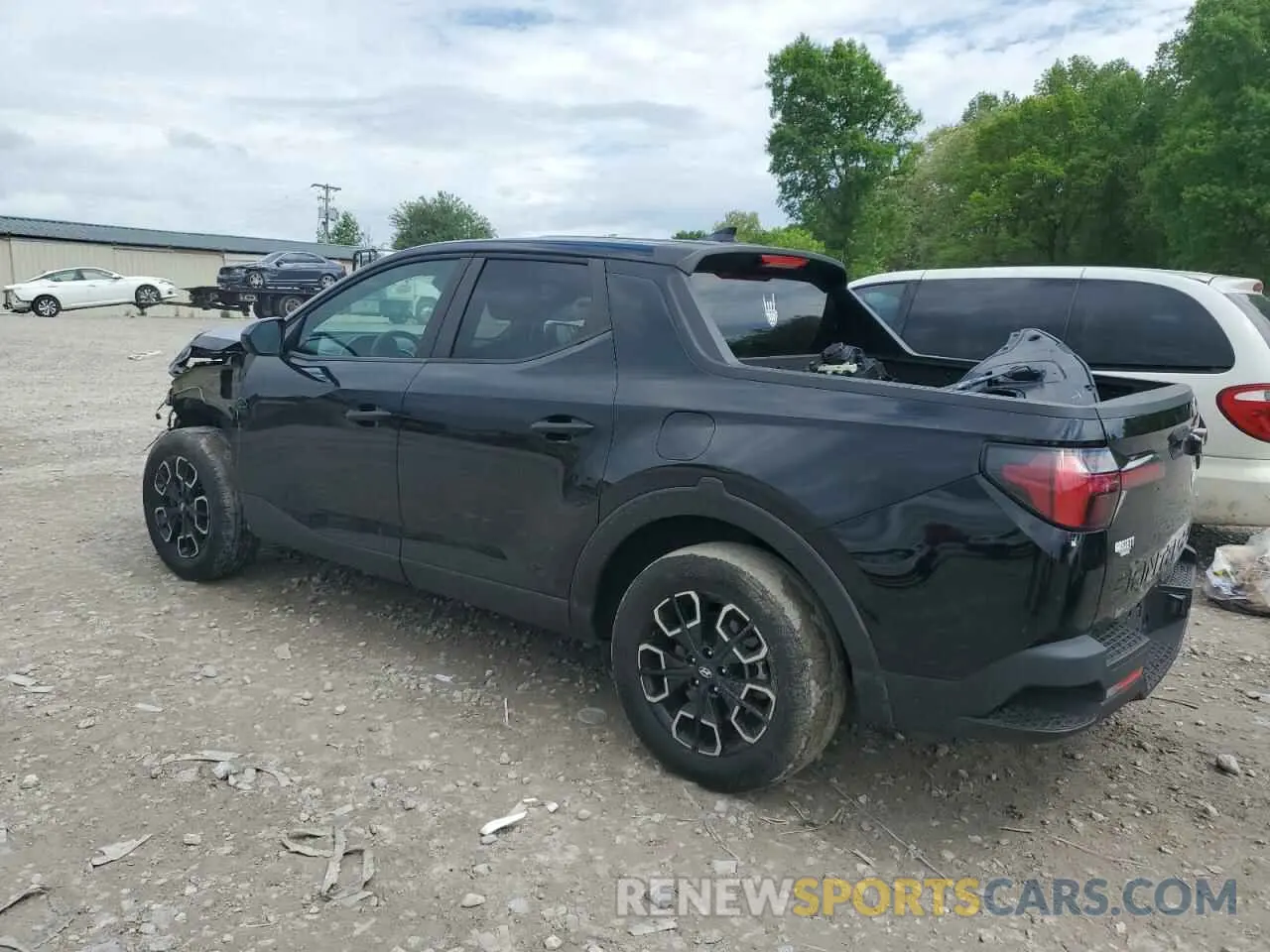 2 Photograph of a damaged car 5NTJADAE3NH014537 HYUNDAI SANTA CRUZ 2022