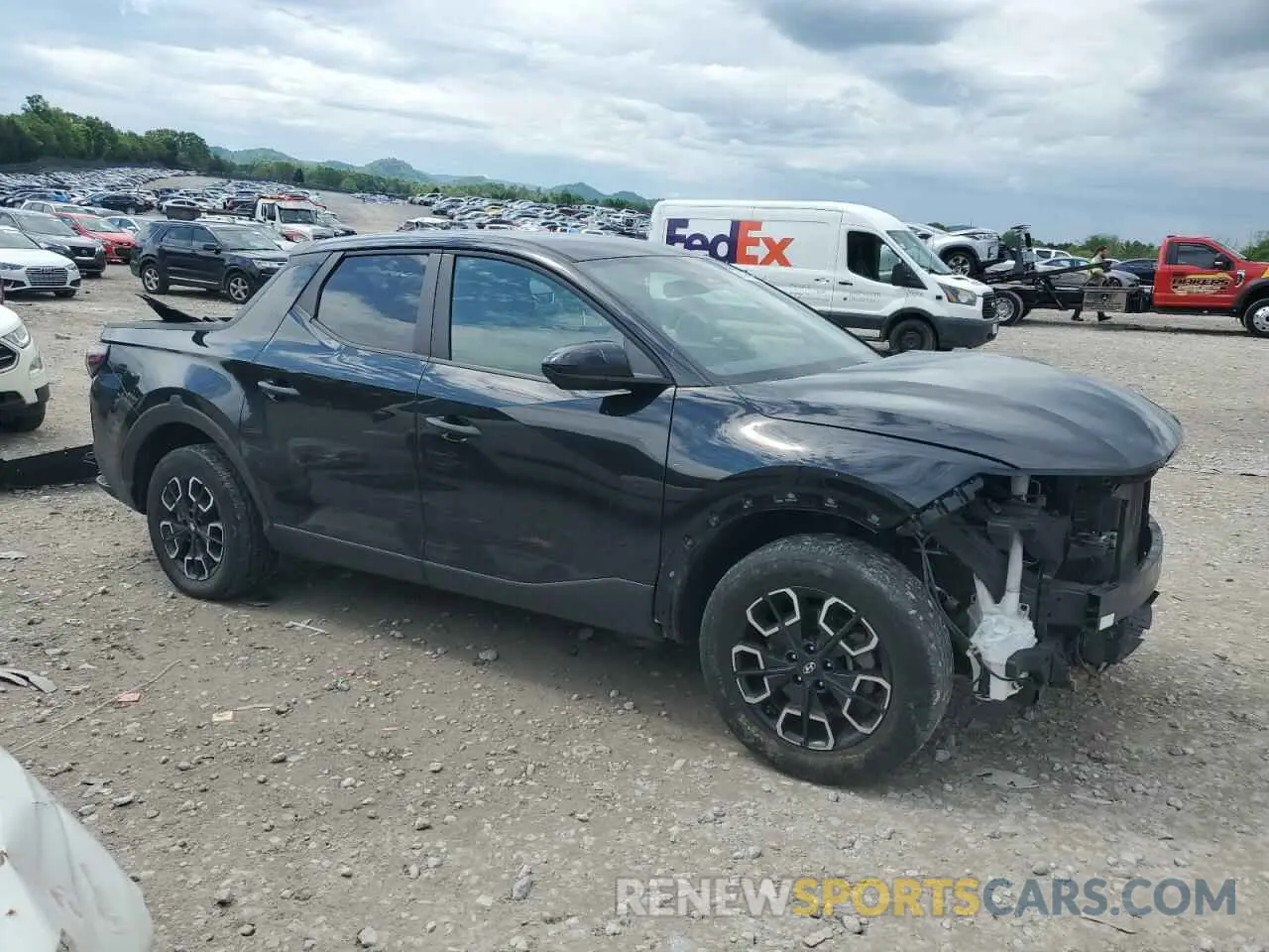 4 Photograph of a damaged car 5NTJADAE3NH014537 HYUNDAI SANTA CRUZ 2022
