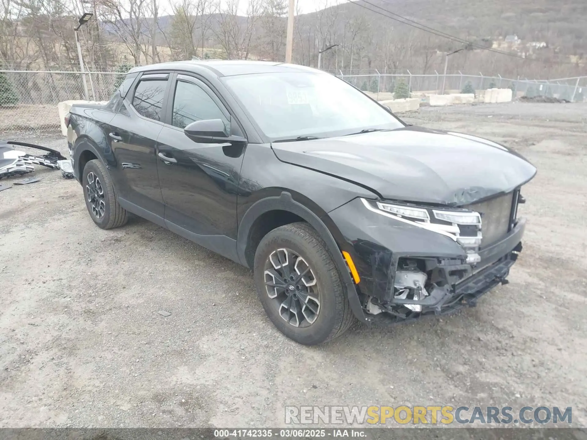 1 Photograph of a damaged car 5NTJADAEXNH003454 HYUNDAI SANTA CRUZ 2022