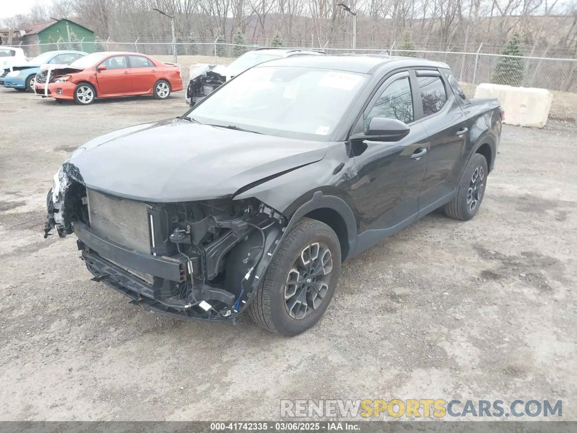 2 Photograph of a damaged car 5NTJADAEXNH003454 HYUNDAI SANTA CRUZ 2022