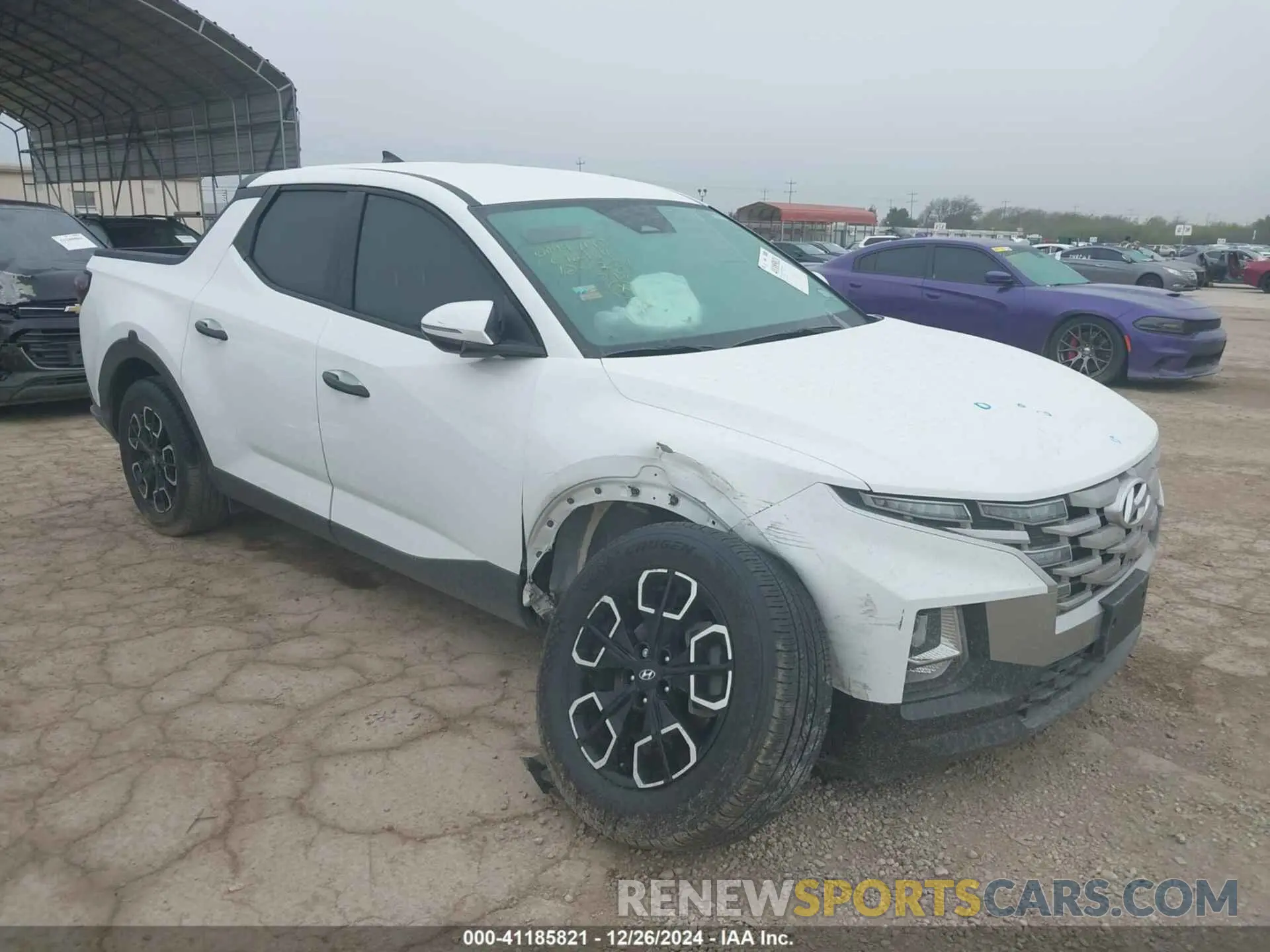 1 Photograph of a damaged car 5NTJB4AE1NH012184 HYUNDAI SANTA CRUZ 2022