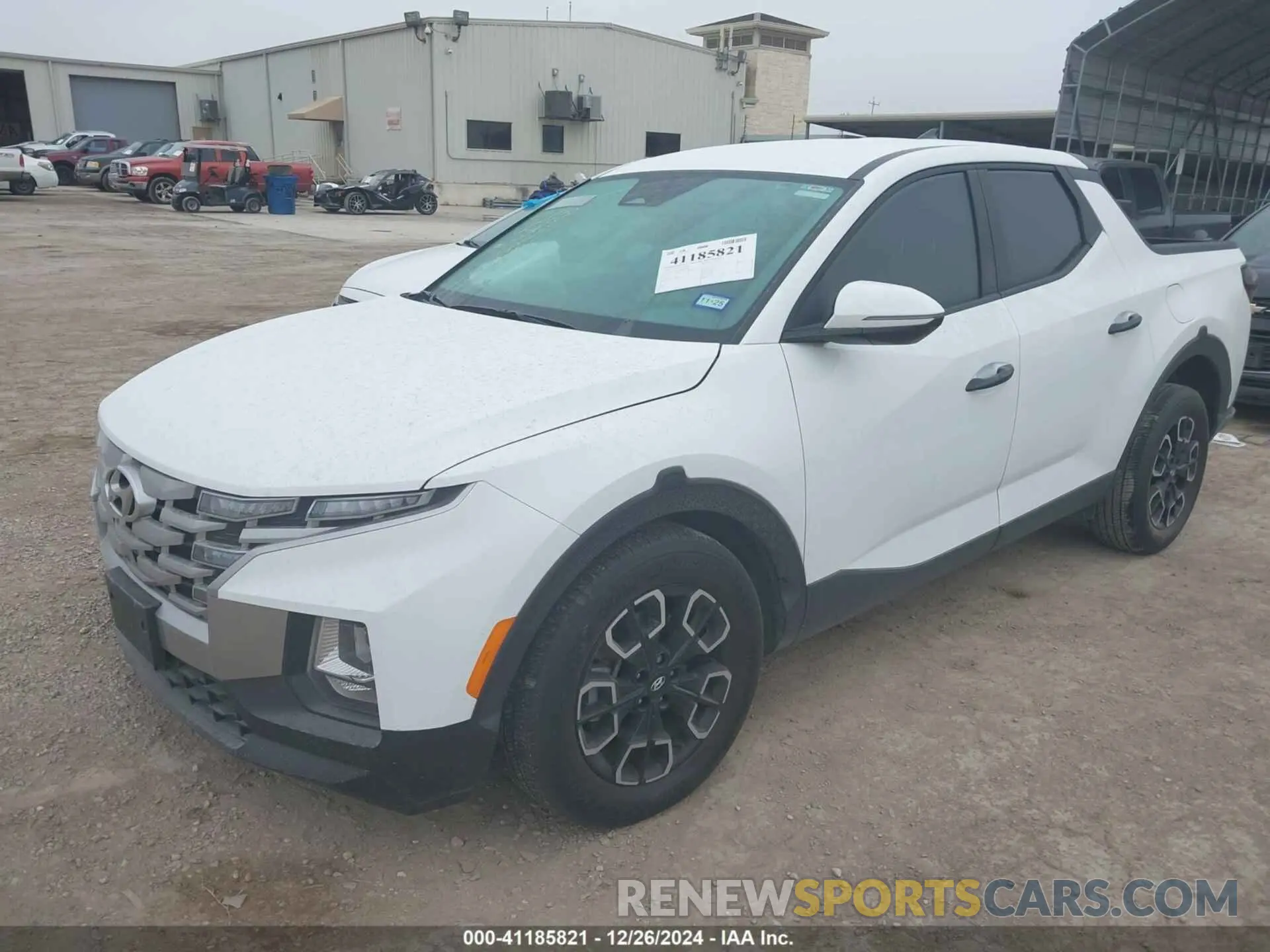 2 Photograph of a damaged car 5NTJB4AE1NH012184 HYUNDAI SANTA CRUZ 2022