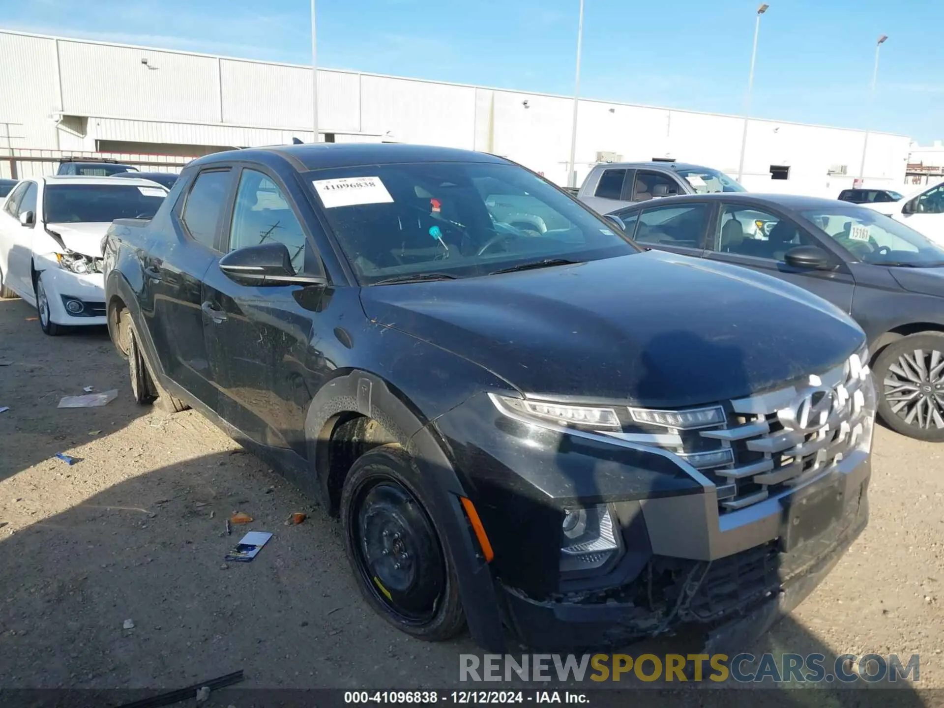1 Photograph of a damaged car 5NTJB4AE1NH031365 HYUNDAI SANTA CRUZ 2022