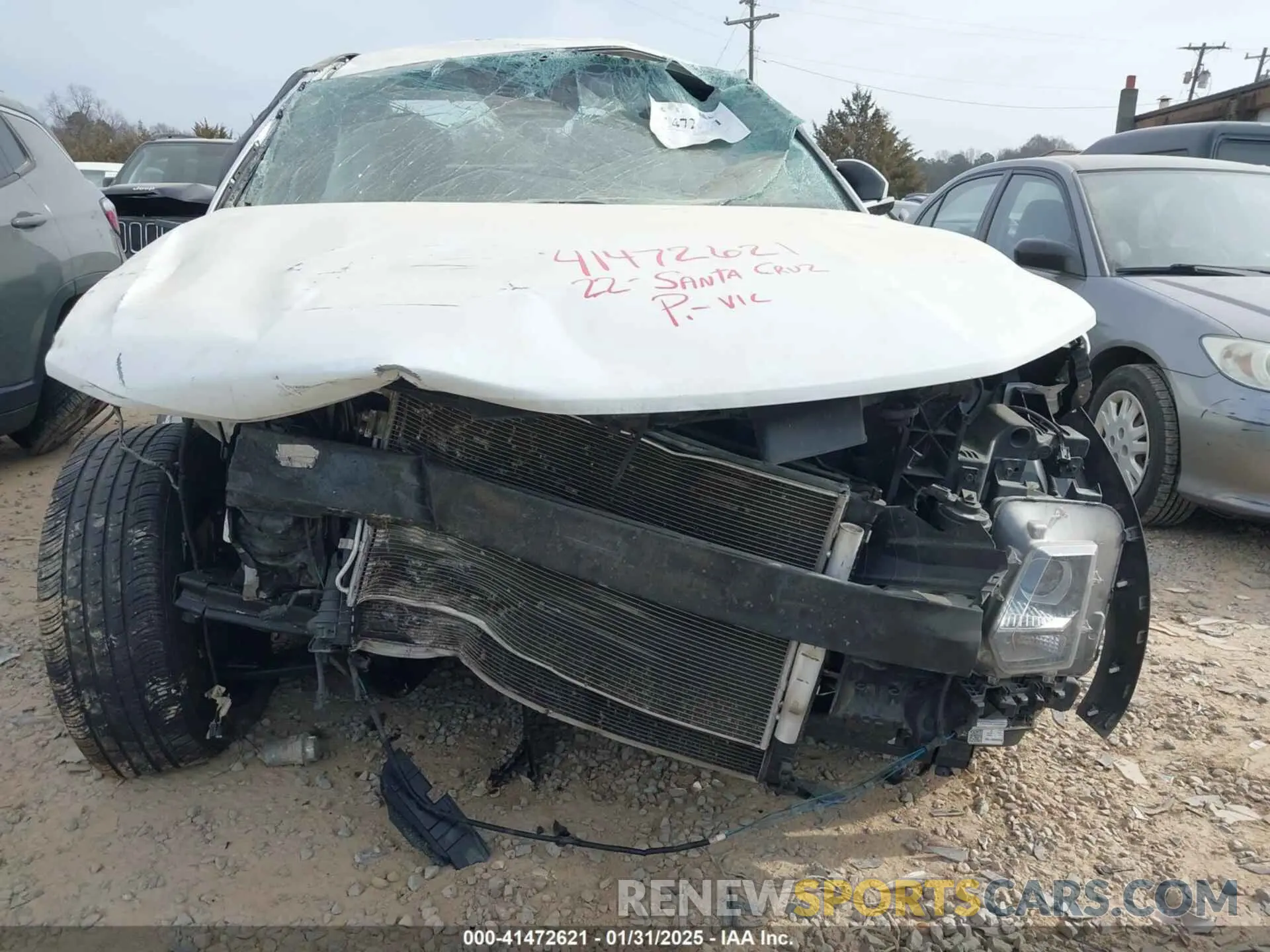 11 Photograph of a damaged car 5NTJB4AE7NH037039 HYUNDAI SANTA CRUZ 2022
