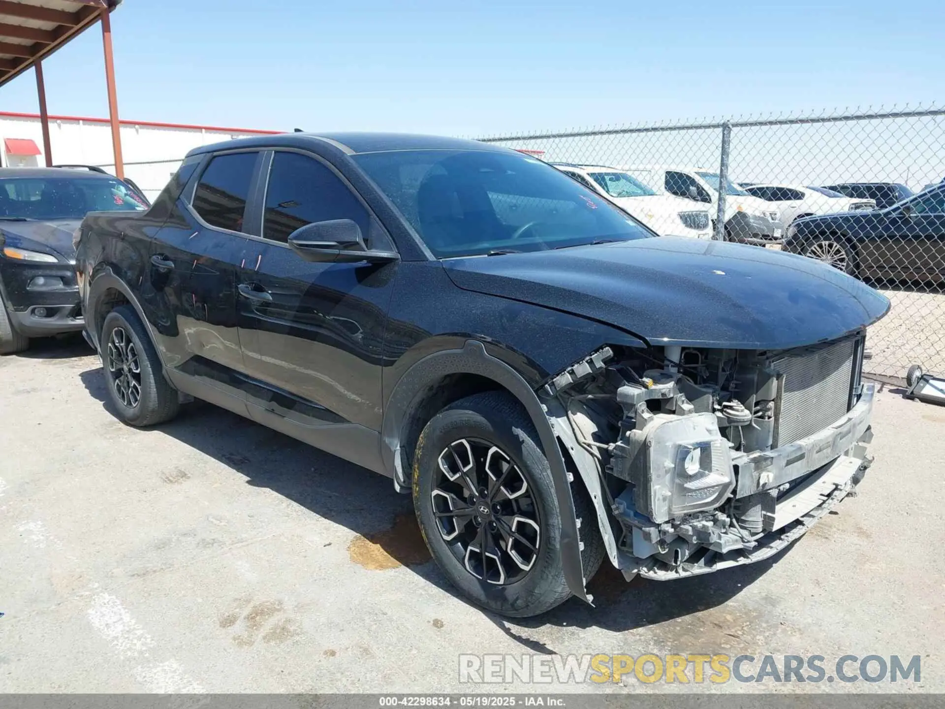 1 Photograph of a damaged car 5NTJB4AE9NH012160 HYUNDAI SANTA CRUZ 2022