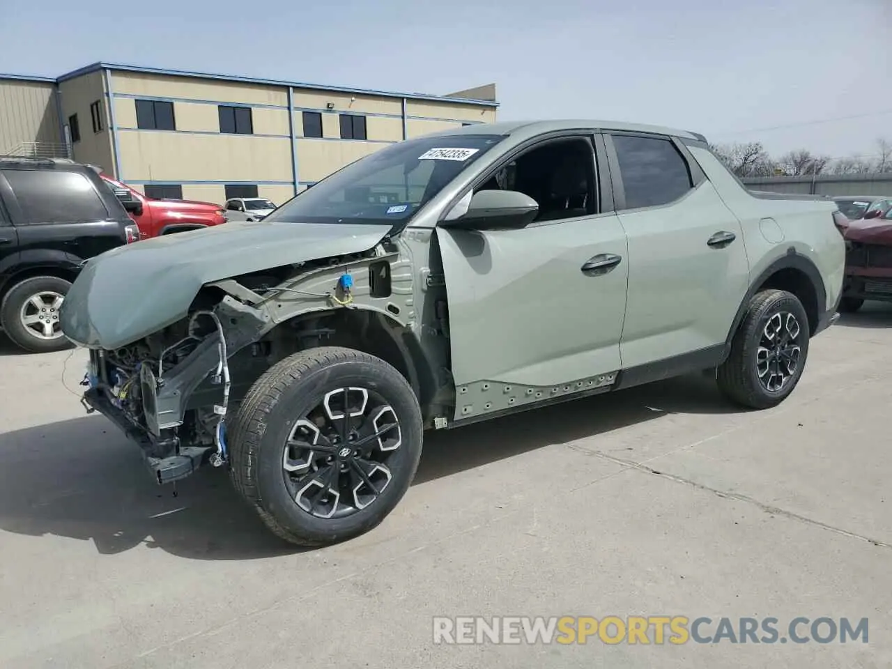 1 Photograph of a damaged car 5NTJB4AEXNH010045 HYUNDAI SANTA CRUZ 2022